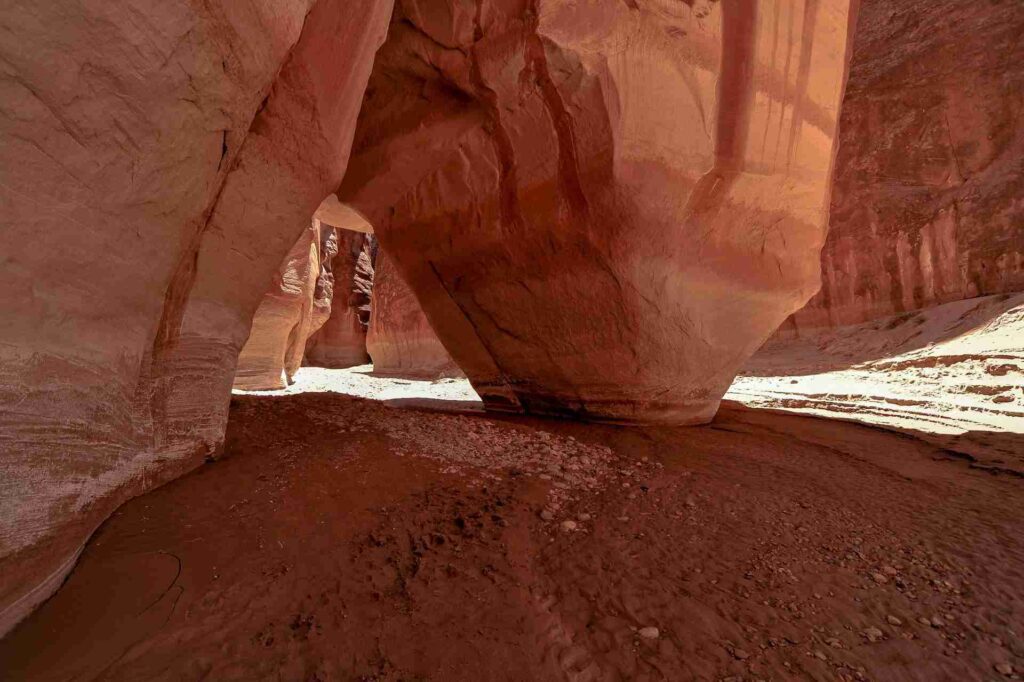 Orange Rock Formations, Antelope Canyon